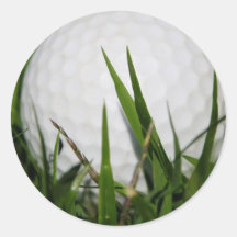 Autocollant de conception de boule de golf