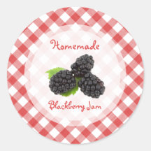 Autocollant de confiture de Blackberry