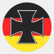 Autocollant de croix de fer de l'Allemagne