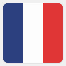 Autocollant de drapeau de la France