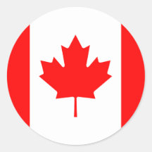 Autocollant de drapeau du Canada