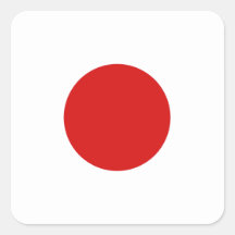 Autocollant de drapeau du Japon