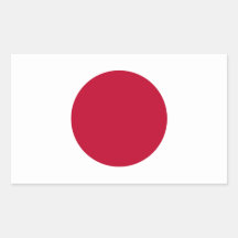 Autocollant de drapeau du Japon