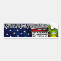 Autocollant de droits de l'homme ($4) - customisé autocollant pour voiture