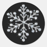 Autocollant de flocon de neige d'hiver