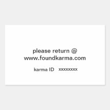 autocollant de foundkarma