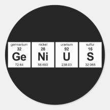 Autocollant de génie