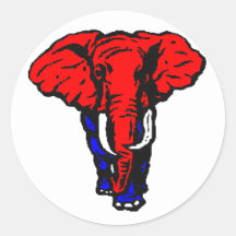 Autocollant de GOP d'ÉLÉPHANT