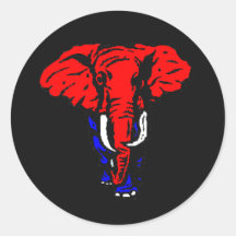 Autocollant de GOP d'ÉLÉPHANT