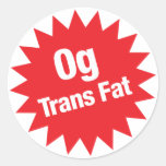 autocollant de graisse du transport 0g