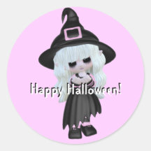 Autocollant de Halloween Cuties