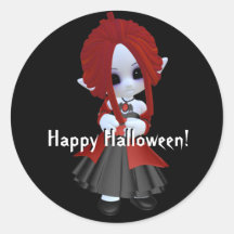 Autocollant de Halloween Cuties