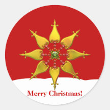 Autocollant de Joyeux Noël