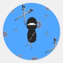 Autocollant de Kokeshi Ninja