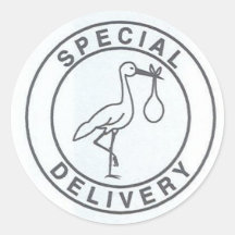 Autocollant de la livraison spéciale