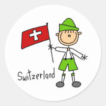 Autocollant de la Suisse