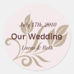 Autocollant de mariage