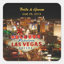Autocollant de mariage de bande de Las Vegas