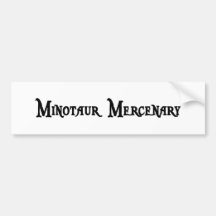 Autocollant de mercenaire de Minotaur Adhésifs Pour Voiture