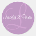 Autocollant de monogramme