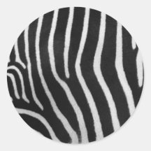 Autocollant de motif de rayure de zèbre