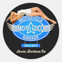Autocollant de Moto Loco