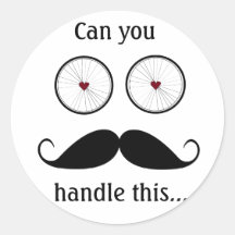 Autocollant de moustache