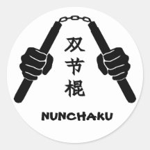 Autocollant de Nunchaku