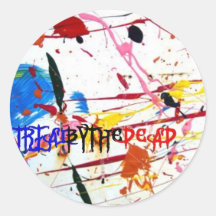 autocollant de paintsplatter
