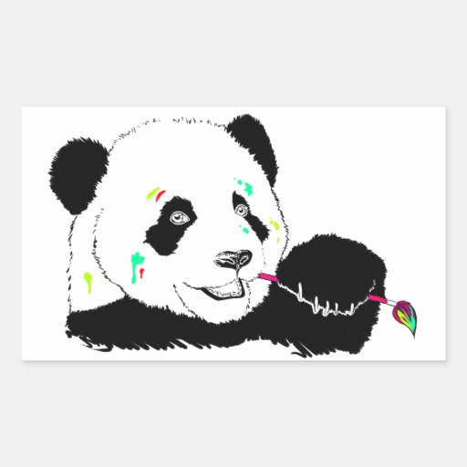 Autocollant de panda de Paintin