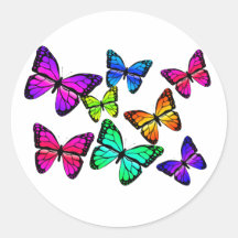 Autocollant de papillons