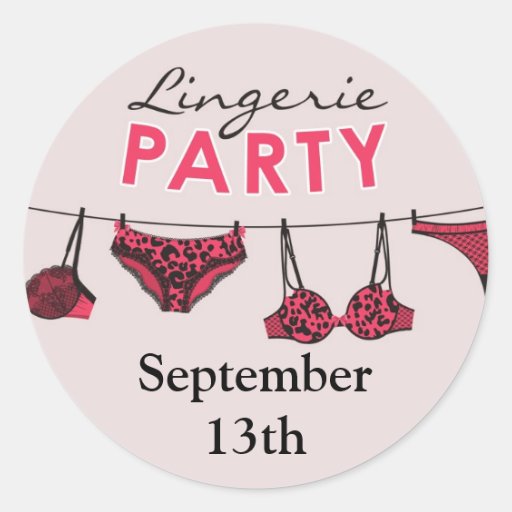 Autocollant de partie de lingerie