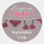 Autocollant de partie de lingerie