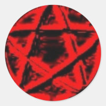 Autocollant de pentagramme