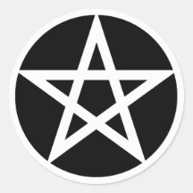 Autocollant de pentagramme