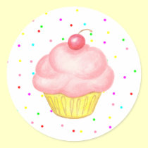 Autocollant de petit gâteau autocollants