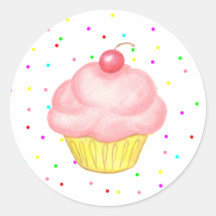 Autocollant de petit gâteau