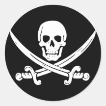 Autocollant de pirate