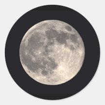 Autocollant de pleine lune