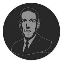 Autocollant de portrait de HP Lovecraft autocollants