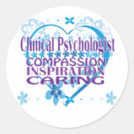 Autocollant de psychologue clinicien