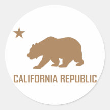 Autocollant de République de la Californie