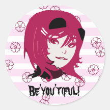 Autocollant de Shoujo Kirei Nekotan
