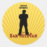 Autocollant de star de cinéma de Mitzvah de barre