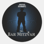 Autocollant de star de cinéma de Mitzvah de barre 