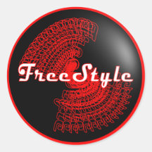 Autocollant de style libre