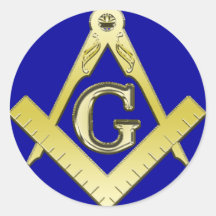 Autocollant de symbole de franc-maçonnerie