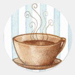 Autocollant de tasse de café
