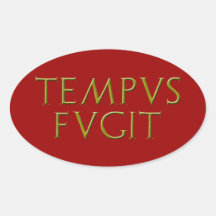 Autocollant de Tempus Fugit