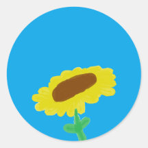 autocollant de tournesol